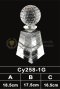 ถ้วยรางวัลคริสตัล CY258-1G