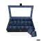 12 Slot Watches Box Storage Organizer กล่องใส่นาฬิกา กล่องเก็บนาฬิกา 12 เรือน หุ้มหนัง อย่างดี กล่องนาฬิกาพรีเมี่ยม หมอน 2 ชั้น 2in1 หมอนทูอินวัน หมอนนาฬิกาสำหรับคนข้อมมือเล็ก