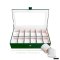 12 Slot Watches Box Storage Organizer กล่องใส่นาฬิกา กล่องเก็บนาฬิกา 12 เรือน หุ้มหนัง อย่างดี กล่องนาฬิกาพรีเมี่ยม หมอน 2 ชั้น 2in1 หมอนทูอินวัน หมอนนาฬิกาสำหรับคนข้อมมือเล็ก
