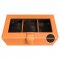 3 PIECE WATCH BOX Organizer Storage กล่องใส่นาฬิกา 3 เรือน หุ้มหนังอย่างดี งานสวยหรู เกรดพรีเมี่ยม สีส้ม Orange  Line: @charanyagroup TEL: 093-6699642