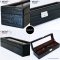 กล่องนาฬิกาหนังแท้ กล่องนาฬิกาสีดำ หนังวัวแท้ ลายหนังจระเข้ Black Leather Watches Storage Box Organizer Line: @charanyagroup