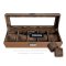 5 Slot Watches Box Storage Organizer กล่องใส่นาฬิกา กล่องเก็บนาฬิกา 5 เรือน หุ้มหนัง อย่างดี หมอน 2 ชั้น 2in1 หมอนทูอินวัน หมอนนาฬิกาสำหรับคนข้อมมือเล็ก