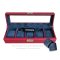 5 Slot Watches Box Storage Organizer กล่องใส่นาฬิกา กล่องเก็บนาฬิกา 5 เรือน หุ้มหนัง อย่างดี หมอน 2 ชั้น 2in1 หมอนทูอินวัน หมอนนาฬิกาสำหรับคนข้อมมือเล็ก
