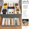 Watch and Rings Box Storage Organizer กล่องนาฬิกา กล่องเครื่องประดับ 2 ชั้น ลิ้นชัก เกรดอย่างดี สวยพรีเมี่ยม วัสดุดี Gray Grey  สีเทา