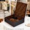 Leather Premuim Box กล่องหนังใส่ของ กล่องใส่สินสอด กล่องใส่ของชำร่วย เกรดพรีเมี่ยม หุ้มหนัง PU และ กำมะหยี่อย่างดี