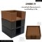 Coaster Holder / Box Storage กล่องใส่แผ่นรองแก้ว ชุดแผ่นรองแก้ว ที่เก็บแผ่นรองแก้ว 
