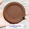 แผ่นหนังรองแก้ว แผ่นรองแก้ว ที่วางแก้ว แบบวงกลม บนโต๊ะอาหาร Leather Glass Mat PAD ของใช้โรงแรม