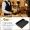 Leather Tray ถาดหนัง ถาดเสิร์ฟ ถาดมีหูจับ ถาดใส่ของ ถาดใส่ขนม ถาดโรงแรม ถาดร้านอาหาร ถาดใส่ผ้าเช็ดหน้า ผ้าขนหนู 