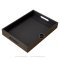 Leather Tray ถาดหนัง ถาดเสริฟ ถาดมีหูจับ ถาดใส่ของ ถาดใส่ขนม ถาดโรงแรม ถาดร้านอาหาร 