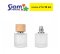 ขวดกลมขุ่น ฝาไม้ 30ml.