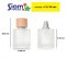 ขวดกลมขุ่น ฝาไม้ 50 ml.