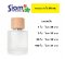 ขวดกลมขุ่น ฝาไม้ 50 ml.