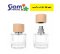 ขวดกลมใส ฝาไม้ 30 ml.