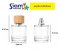 ขวดกลมใส ฝาไม้ 50 ml.