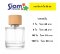 ขวดกลมใส ฝาไม้ 50 ml.