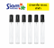 ปากกาใส 10 ml. ฝาดำ