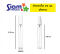 ขวดปากกาใส 10 ml. ฝาขาว