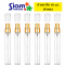 ปากกาใส 10 ml. ฝาทอง