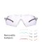 Cutline White Gloss / ImpactX Photochromic 2 Laser Purple with bumpers set