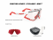 Defender White Gloss / ImpactX Photochromic 2 Red+Multilaser Red Combo Set