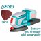 TOTAL รุ่น TDSLI2051 เครื่องขัดกระดาษทรายแบตเตอรี่ไร้สาย 20V. (Lithium-ion Palm Sander)