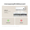 Xiaomi Mijia แอร์ Inverter Eco ขนาด 12000 BTU ประหยัดไฟเบอร์ 5 ระดับ 1 ดาว เย็นเร็วใน30วินาที เชื่อมต่อ Mi Home