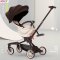 FIN รถเข็นเด็ก รุ่น V18 BabyStroller รถเข็นเด็กพกพา เข็นได้2ทิศทาง ปรับเอนนอนได้5ระดับ รถเข็นV18 หมุนได้ 360 องศา