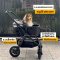 Apetment รถเข็นสำหรับสัตว์เลี้ยง 3in1 รับน้ำหนักได้30KG.พับเก็บได้