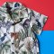 BOYS & GIRLS JUNGLE SHIRTS LIGHT KHAKI  / 100% PRINTED COTTON