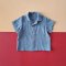 BOYS & GIRLS BLUE DOT SHIRTS  / 100% WOVEN COTTON