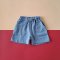 2 PACK BOYS & GIRLS BLUE DOT SHIRT +ELASTIC WAISTBAND SHORTS  / 100% WOVEN COTTON