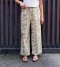 TEEN & ADULTS WOMEN LONG PANTS ELASTIC WAISTBAND 100% COTTON MACHINE PRINTED FABRIC .ティーン・大人女性用ロングパンツ（ウエストゴム・綿100%・機械プリント生地）