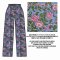 ADULTS WOMEN LONG PANTS ELASTIC WAISTBAND  100% COTTON INDIAN HAND BLOCK PRINTED*予約注文商品の発送予定日：6月30日 PRE-ORDER ITEMS SHIPMENT 30th JUNE