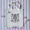 BKK TOTE BAG ONE SIDE PRINTED 100% COTTON CANVAS OFF WHITE*PRE-ORDER SHIP OUT 23 DECEMBER