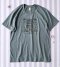 ADULTS BKK MEN'S & WOMEN'S T SHIRTS / 100% COTTON GREY GREEN , BKK メンズ＆レディース Tシャツ / 綿100% グレーグリーン