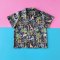 2 PACK BOYS & GIRLS NIGHT SAFARI SHIRT +ELASTIC WAISTBAND SHORTS  / 100% PRINTED COTTON