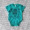 BANGKOK PARADISE ONESIE / 100% COTTON GREEN BLUE