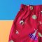 BOYS & GIRLS CANDY RABBIT HOT READ ELASTIC WAISTBAND SHORTS / 100% PRINTED COTTON