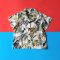 BOYS & GIRLS JUNGLE SHIRTS LIGHT KHAKI  / 100% PRINTED COTTON