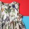 BUTTONS BACK JUNGLE LIGHT KHAKI ROMPER BLACK 100% PRINTED COTTON