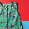 BOYS&GIRLS TUCAN ROMPER GREEN 100% PRINTED COTTON