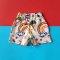 BOYS & GIRLS FAIRY ELASTIC WAISTBAND SHORTS CREAM / 100% PRINTED COTTON