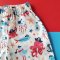 BOYS & GIRLS SEA PIRATE  ELASTIC WAISTBAND SHORTS CREAM  / 100% PRINTED COTTON