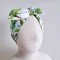 ELASTIC HEADBAND WHITE SAFARI 100% COTTON