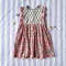 *LIMITED FABRICS -BUTTONS BACK TO FRONT CRAFTED BOHO PINK DRESS 100% COTTON INDIA HAND BLOCK PRINTED