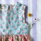 *LIMITED FABRICS -BUTTONS BACK CRAFTED BOHO DRESS 100% COTTON INDIA HAND BLOCK PRINTED