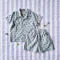 *LIMITED FABRICS BUY IN 1 SET / BOYS & GIRLS CRAFTED BOHO SHIRT +ELASTIC WAISTBAND SHORTS  / 100% COTTON INDIA HAND BLOCK PRINTED