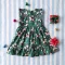 ชุดกระโปรงกระดุมหลัง 100 % คอตตอนพิมพ์ลายคริสมาสต์สีเขียว *สินค้าสั่งจองล่วงหน้า ส่งสินค้าออก 9 พฤศจิกายน
