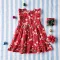 ชุดกระโปรงกระดุมหลัง 100 % คอตตอนพิมพ์ลายคริสมาสต์สีแดง *สินค้าสั่งจองล่วงหน้า ส่งสินค้าออก 9 พฤศจิกายน