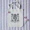 BKK TOTE BAG ONE SIDE PRINTED 100% COTTON CANVAS OFF WHITE*PRE-ORDER SHIP OUT 23 DECEMBER